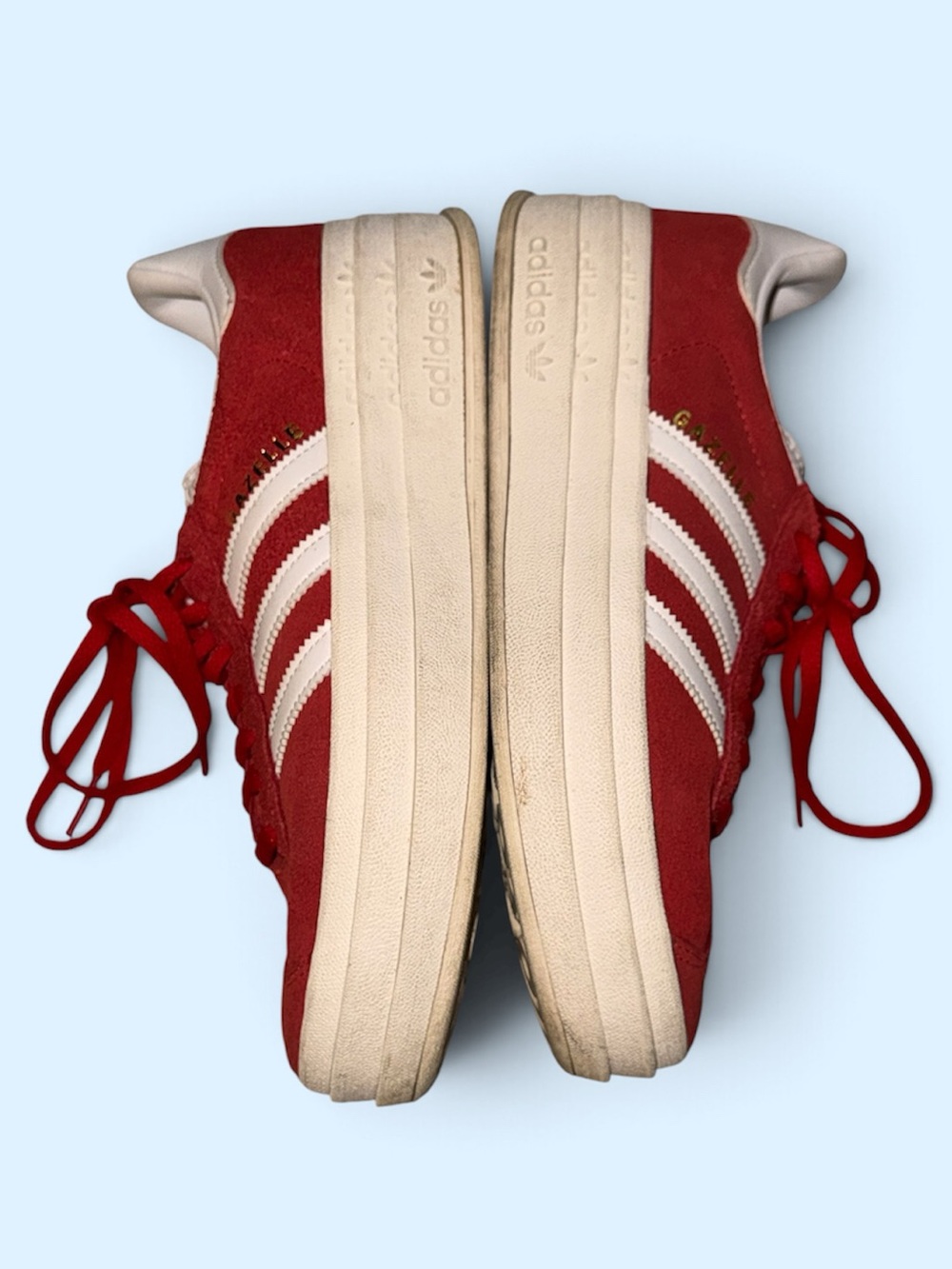 Adidas Gazelle red and white